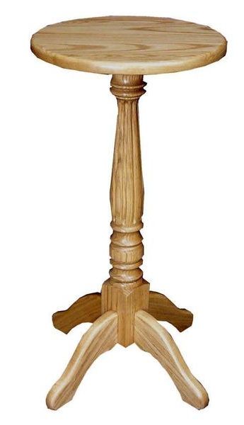 Pedestal Plant Stands Inside Well Liked Oak Wood Fluted Plant Stand From Dutchcrafters Amish Furniture (View 7 of 10)