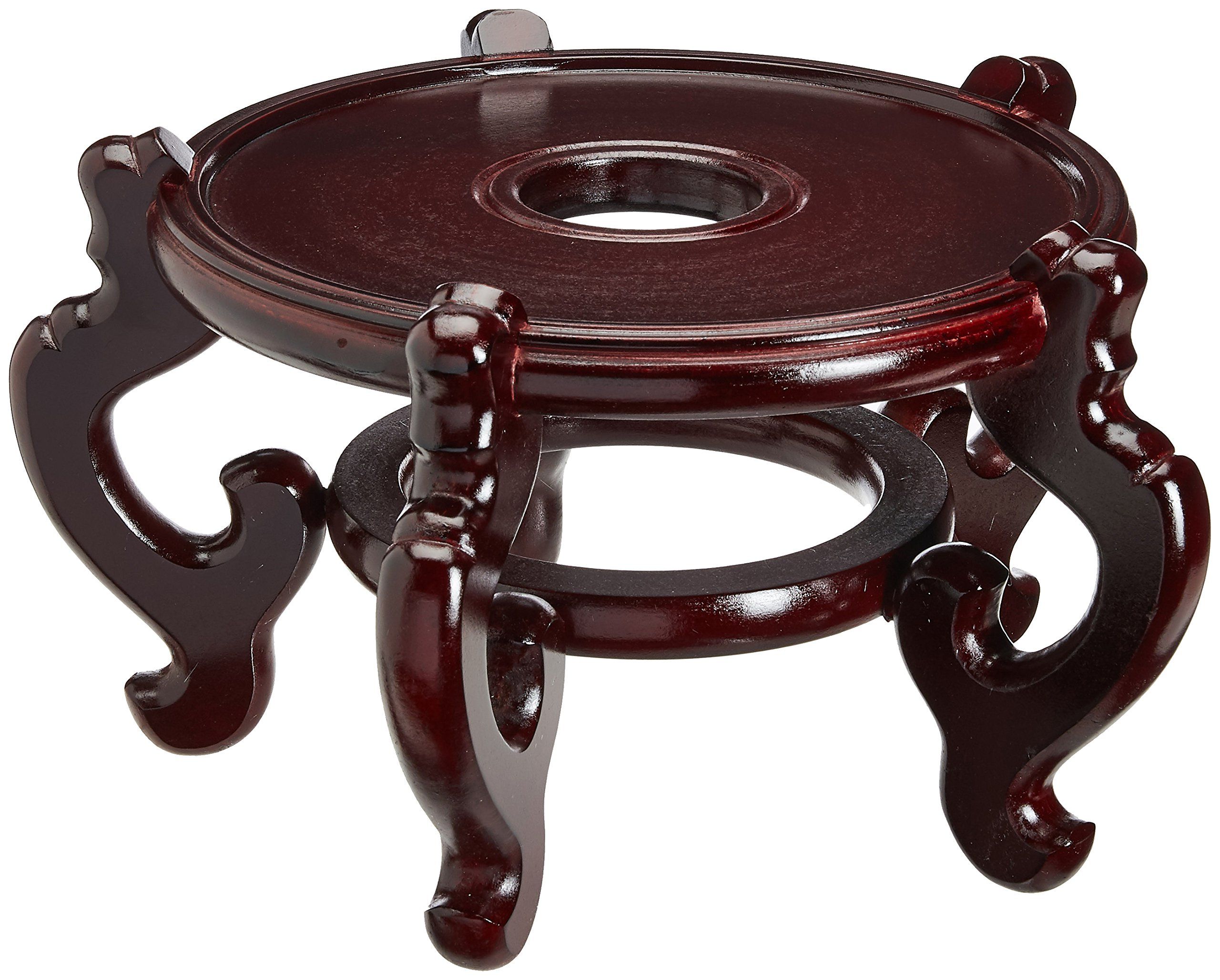 Popular Amazon: Oriental Furniture Rosewood Fishbowl Stand – Size 10.5 In (View 2 of 10)