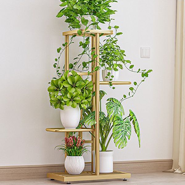 Powdercoat Plant Stands Regarding Current Powder Coated Double Storey Planting Luxury Stand – Golden (View 8 of 10)