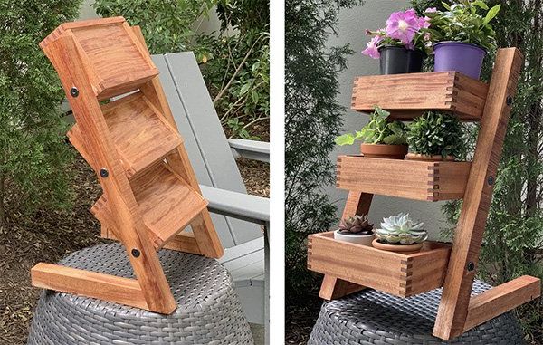 Preferred How To Make A Small Three Tier Plant Stand With Three Tiered Plant Stands (View 8 of 10)