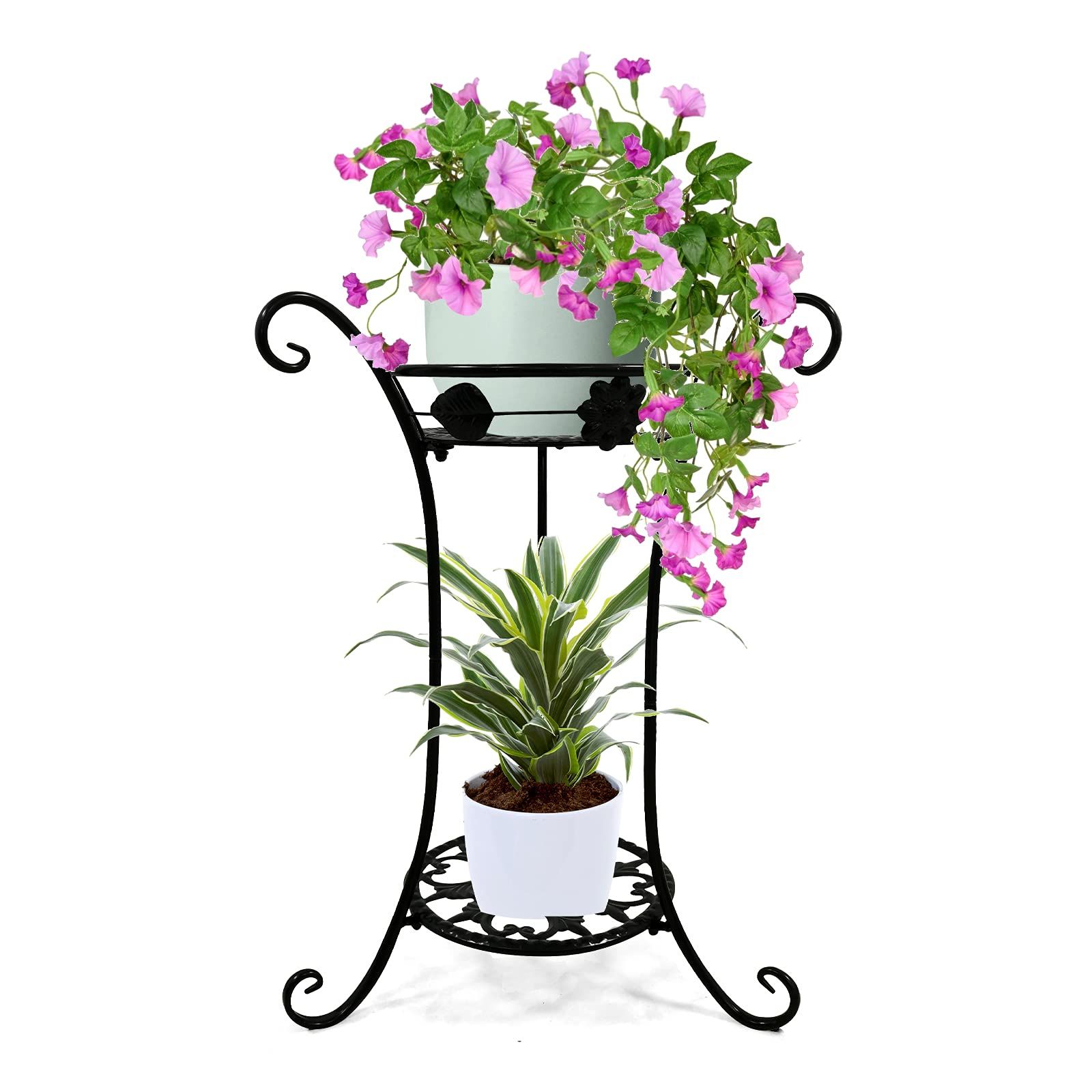 Recent Two Tier Plant Stands In Amazon: Lilybud–lily Plant Stand 2 Tier, Plant Stand Indoor Outdoor,   (View 10 of 10)