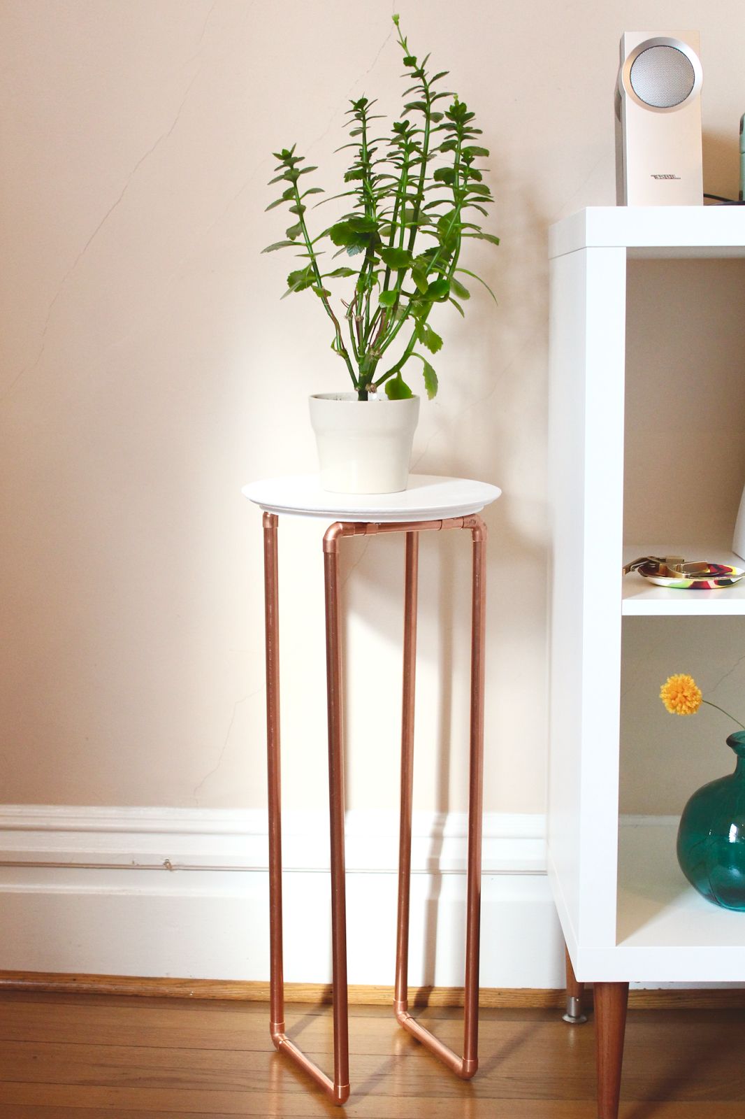 Sarah & Nick In Recent Copper Plant Stands (View 7 of 10)