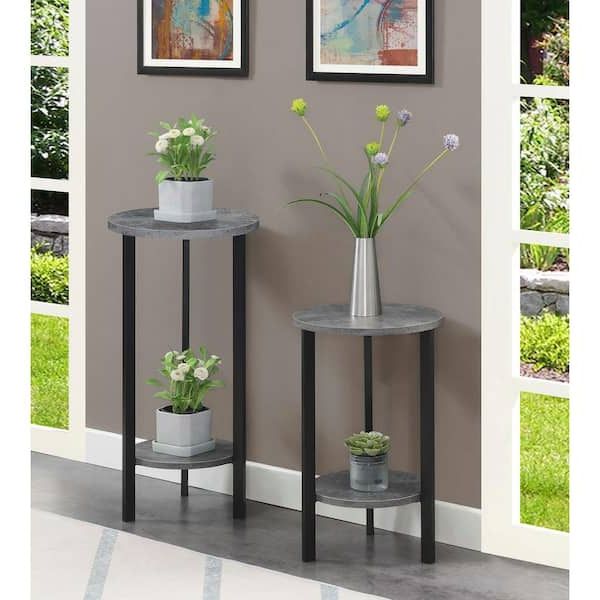 Well Known Particle Board Plant Stands Within Convenience Concepts Graystone 31.5 In (View 4 of 10)