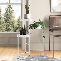 White Plant Stands & Tables You'll Love In 2023 – Wayfair Canada Throughout 2018 White Plant Stands (View 6 of 10)