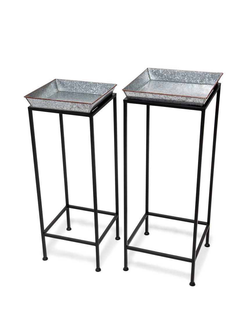 Widely Used Square Nesting Plant Stands +galvanized Trays (View 5 of 10)