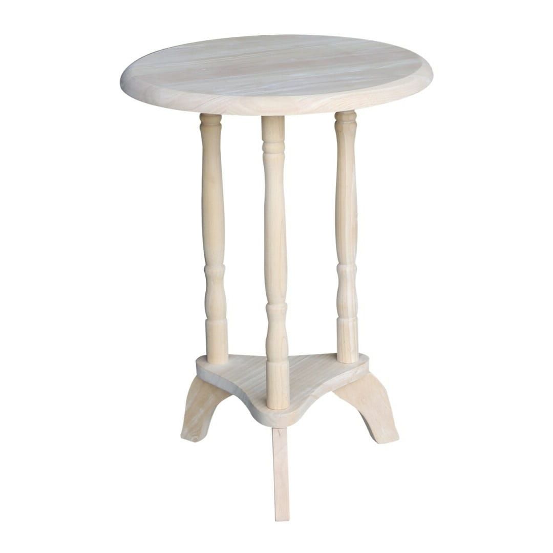 Widely Used Unfinished Plant Stands With Ot 601 16 Inch Round Plant Stand/tea Table (View 10 of 10)