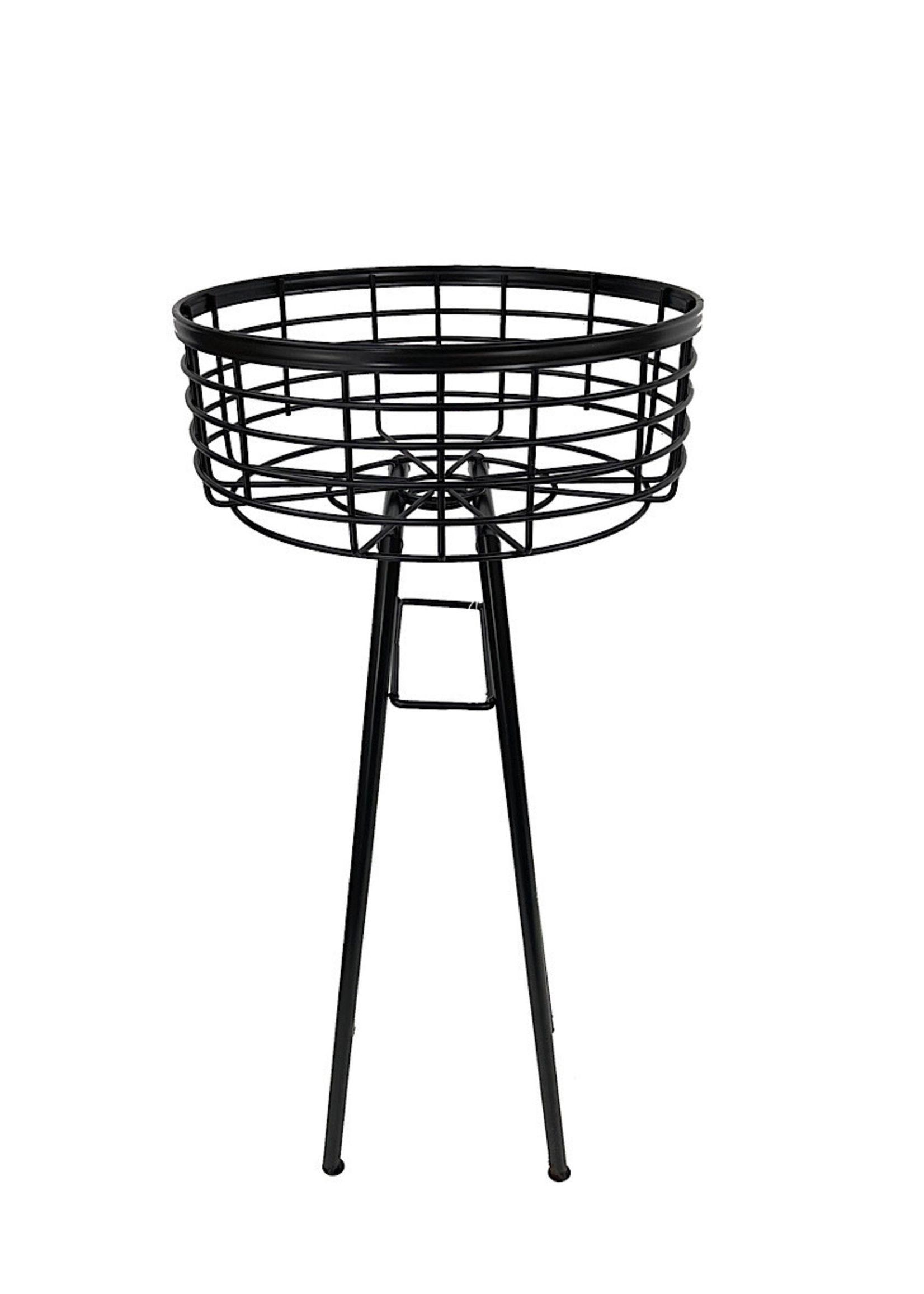 Wire Basket Plant Stand 24 Inch – The Garden Corner With Trendy 24 Inch Plant Stands (View 4 of 10)