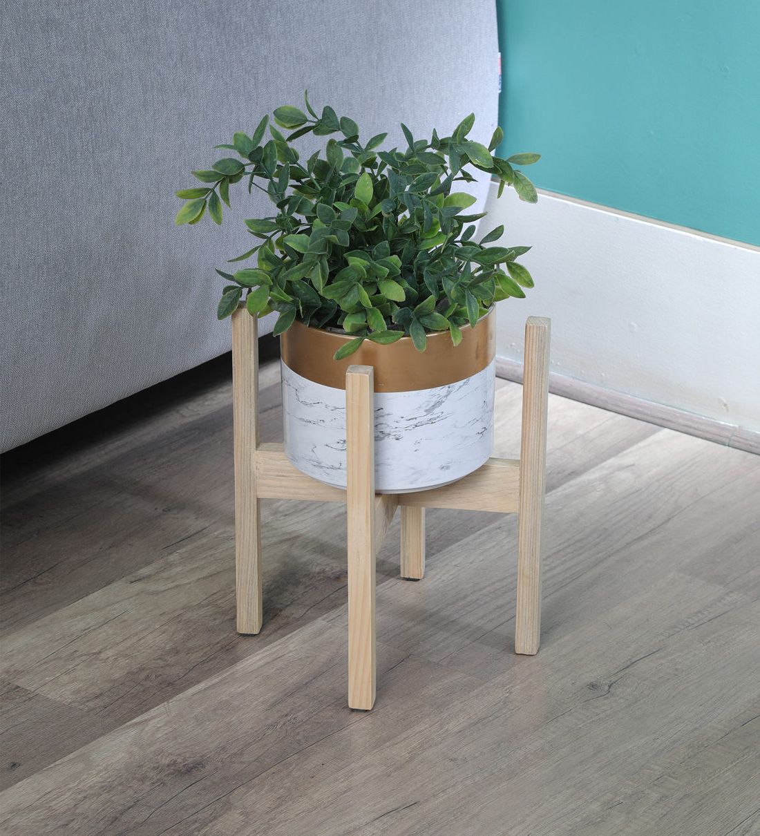 Wooden Plant Stands Throughout Well Known Buy Wooden Planter Standlycka Online – Wooden Planter Stands – Pots &  Planters – Home Decor – Pepperfry Product (View 4 of 10)