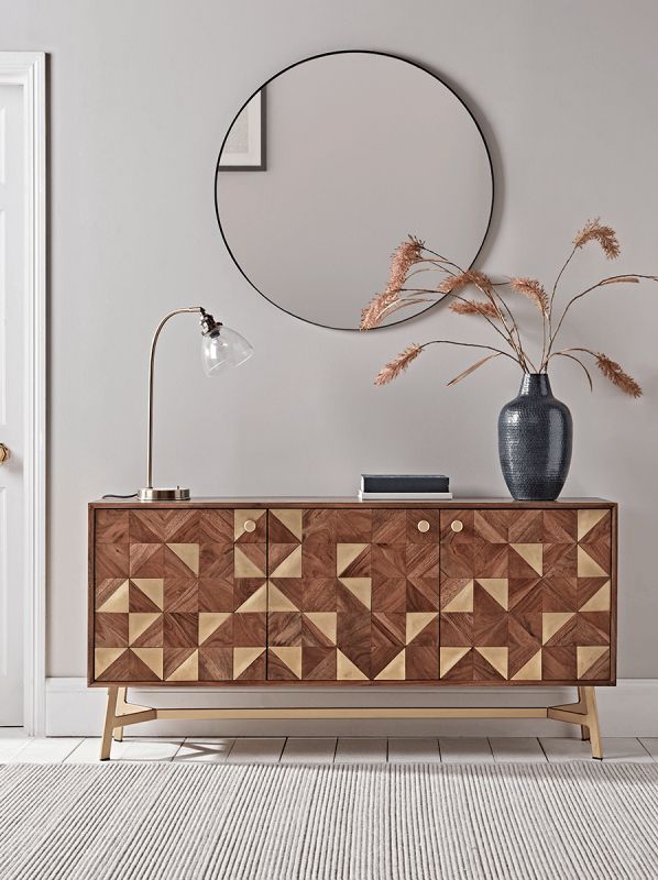 Best And Newest Geometric Sideboards Pertaining To Geometric Inlay Sideboard – Mad About Mid Century Modern (Photo 2 of 10)