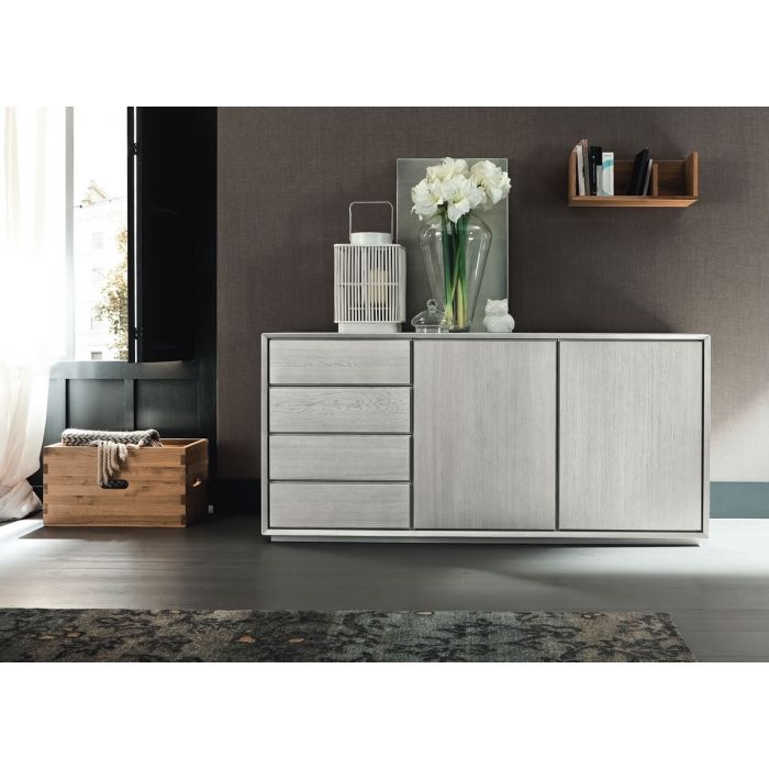 Madia Nook Altacorte Oak With Two Doors And Three Drawers Inside Most Popular Gray Wooden Sideboards (Photo 1 of 10)