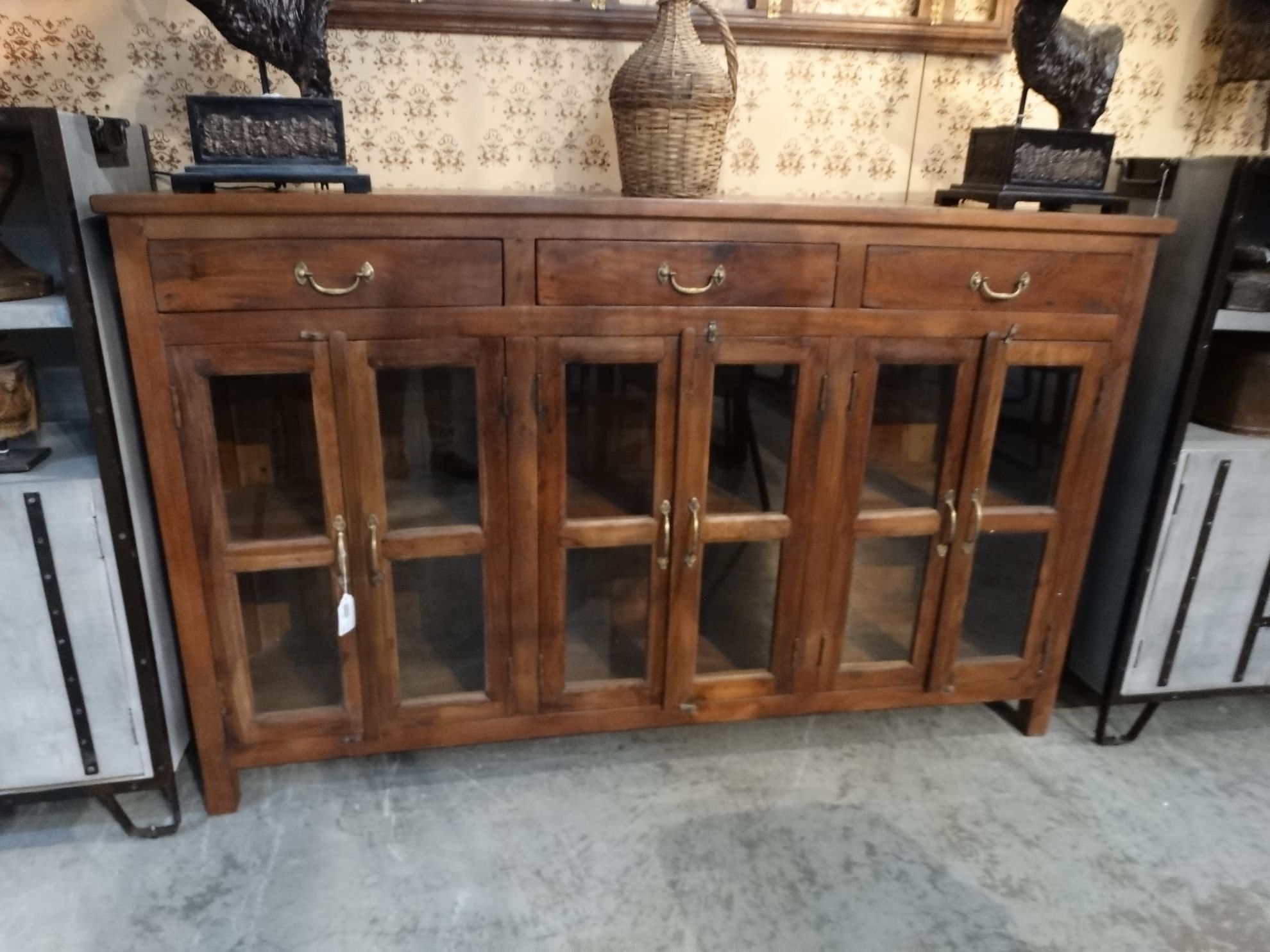Most Recent Antique Storage Sideboards With Doors With Regard To Buy Stackable Sideboard Buffet Storage Cabinet Online (Photo 7 of 10)