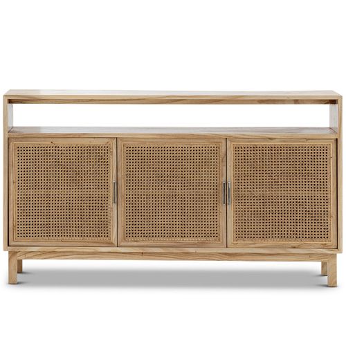 Most Recently Released Rattan Buffet Tables With Regard To Continental Designs Atlanta Mindi Wood & Rattan Sideboard Buffet (View 10 of 10)