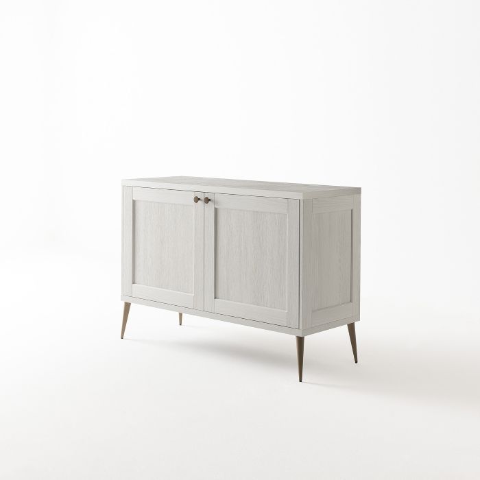 Popular M01cf010014b – Living Room Sideboard Modern, 120 X 45 X 84, Ash White –  Arhome For Mid Century Modern White Sideboards (Photo 10 of 10)