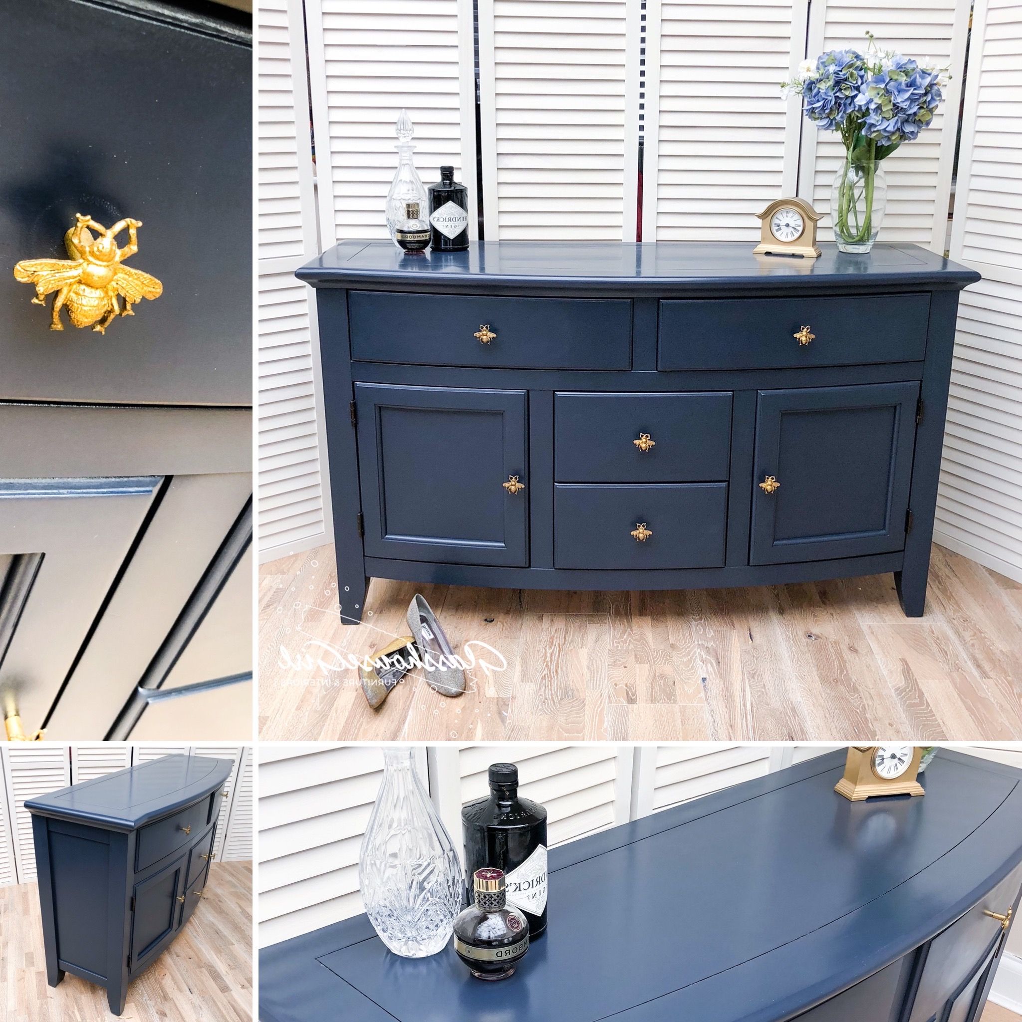 Preferred Navy Blue Sideboards • Glasshouse Girl In Navy Blue Sideboards (Photo 8 of 10)
