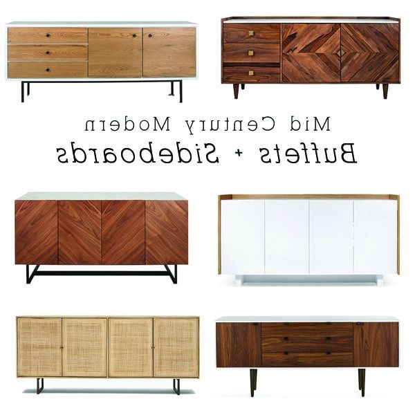 Widely Used Mid Century Modern Sideboards For Best Mid Century Modern Buffets, Large Sideboards + Console Tables –  Delineate Your Dwelling (Photo 4 of 10)