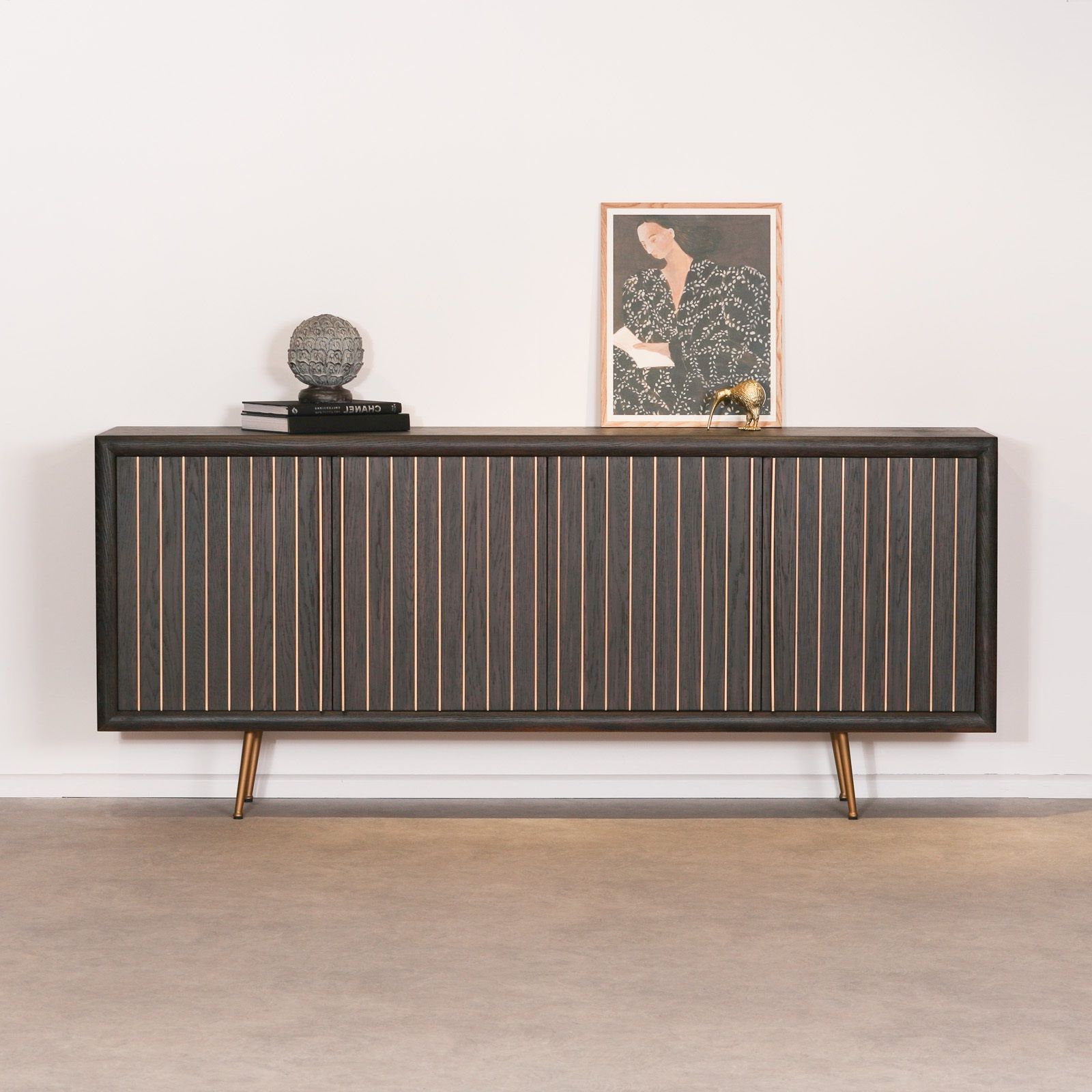 Widely Used Modern And Contemporary Sideboards Within Timea Slatted Contemporary Sideboard Is Inspired1940s Design (Photo 7 of 10)