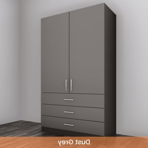 2018 Wardrobes With 3 Drawers For Double Wardrobe – 3 Drawers (View 4 of 10)