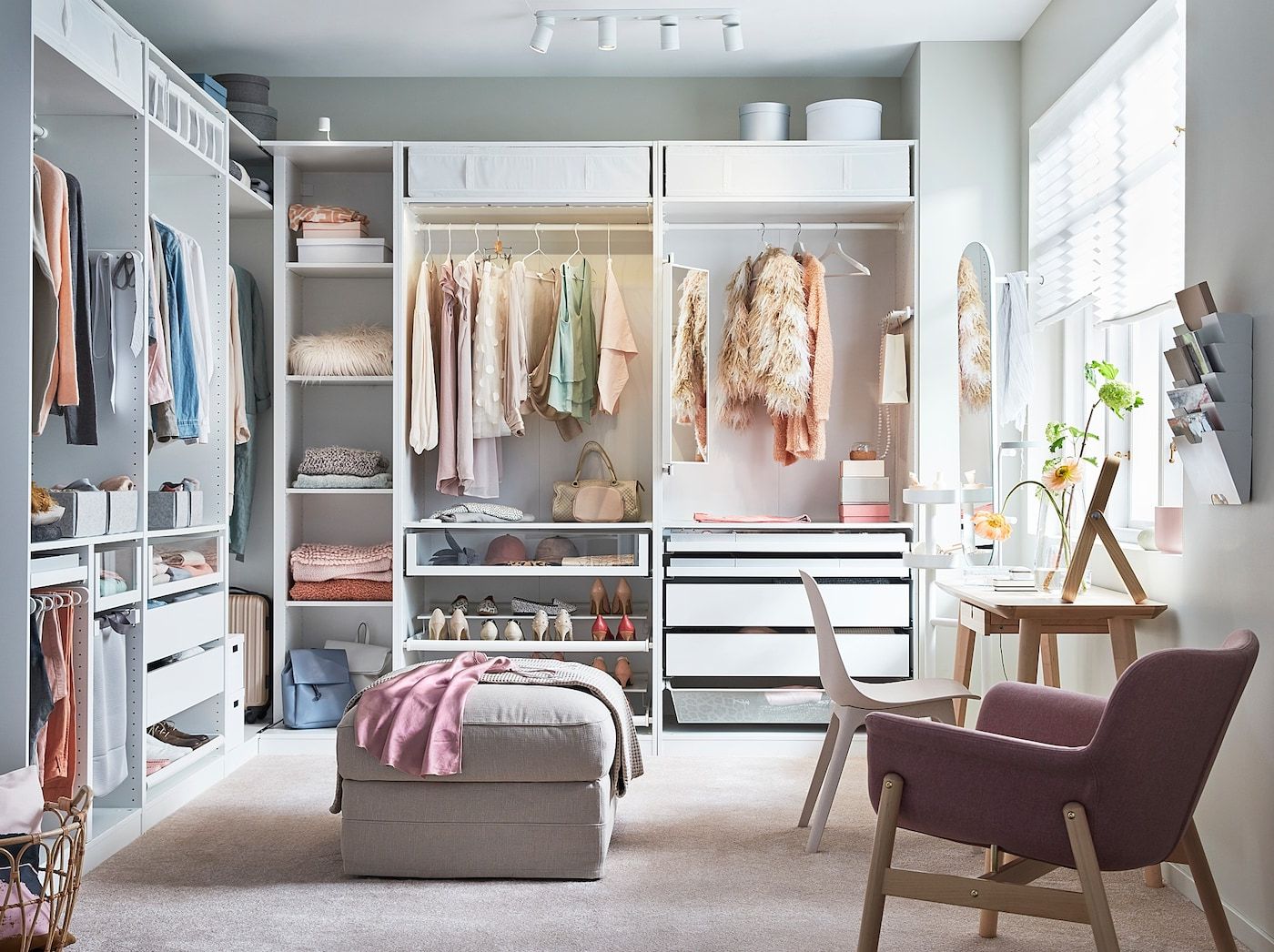 4 Shelf Closet Wardrobes With 2018 Pax Add On Corner Unit With 4 Shelves, White, 20 7/8x13 3/4x79 1/8" – Ikea (Photo 9 of 10)