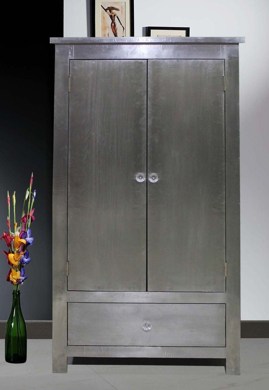 Current Silver Wardrobe With Regard To Silver Metal Wardrobes (View 5 of 10)