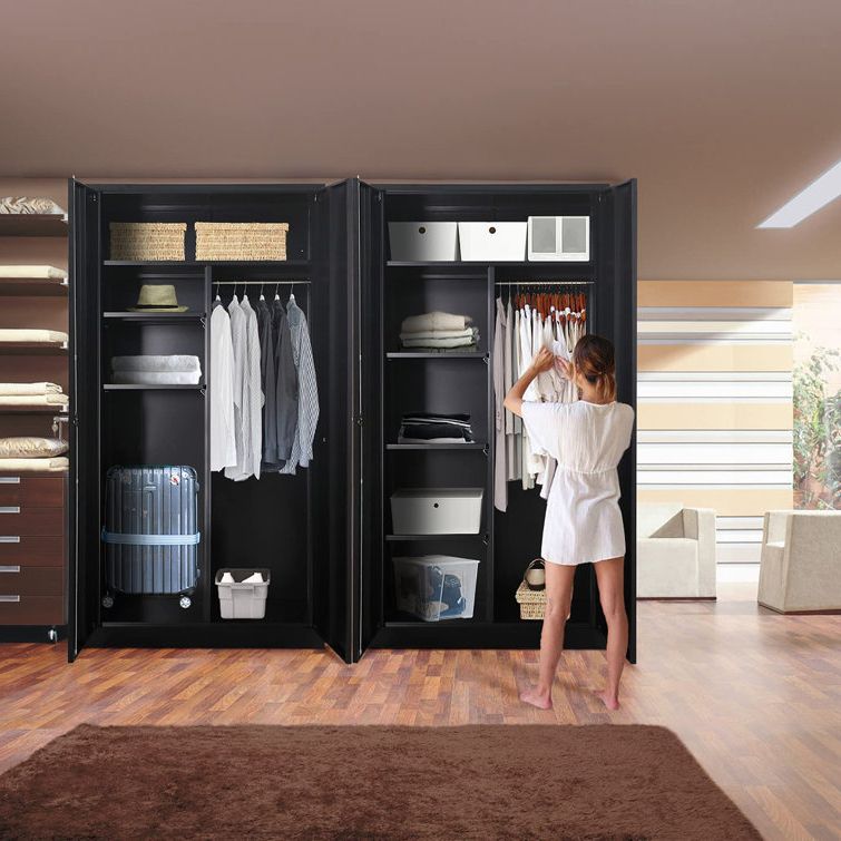 Inbox Zero Knixon 5 – Tier 2 – Section Metal Armoires & Wardrobes Cabinet (Photo 1 of 10)