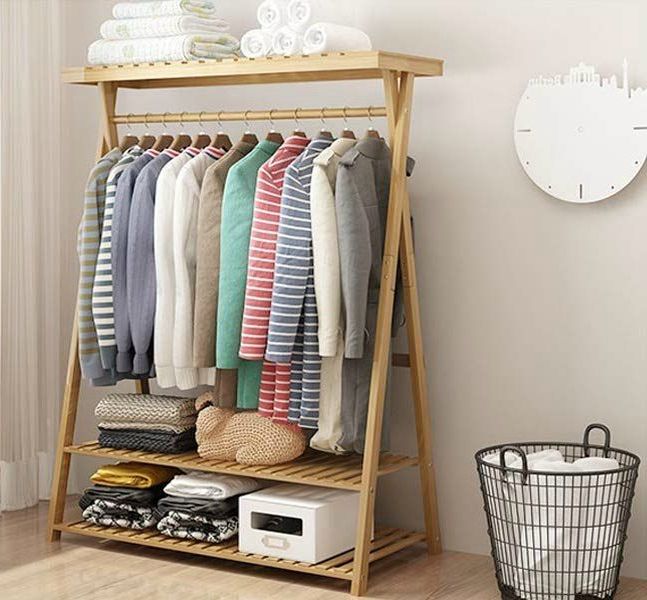 Pin On Ideas To Consider With Regard To Most Up To Date Wardrobes With Cover Clothes Rack (View 7 of 10)