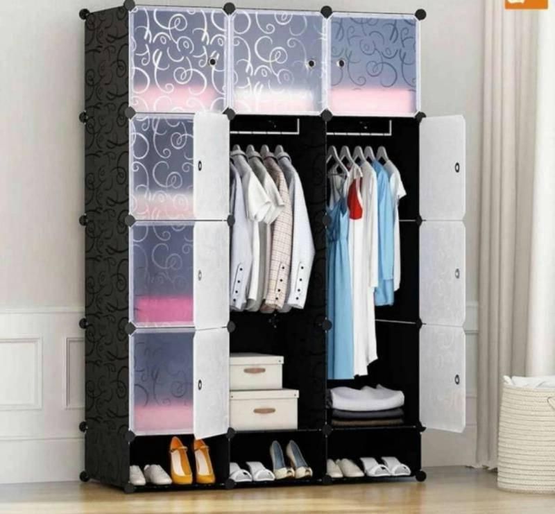 Portable Wardrobes With Regard To Preferred Child Portable Wardrobe Triple Home Portable Folding (View 10 of 10)