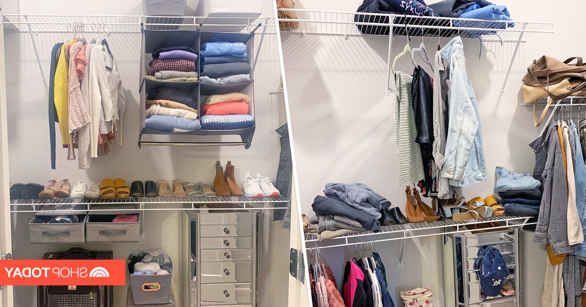 Preferred These Closet Organizers Clear Clutter And Maximize My Space With Clothes Organizer Wardrobes (Photo 7 of 10)