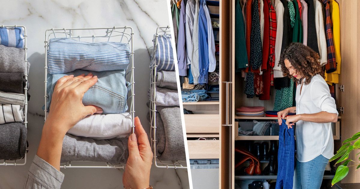 Recent 27 Best Closet Organization Ideas For A Much Cleaner, Tidier Space Within 4 Shelf Closet Wardrobes (View 7 of 10)