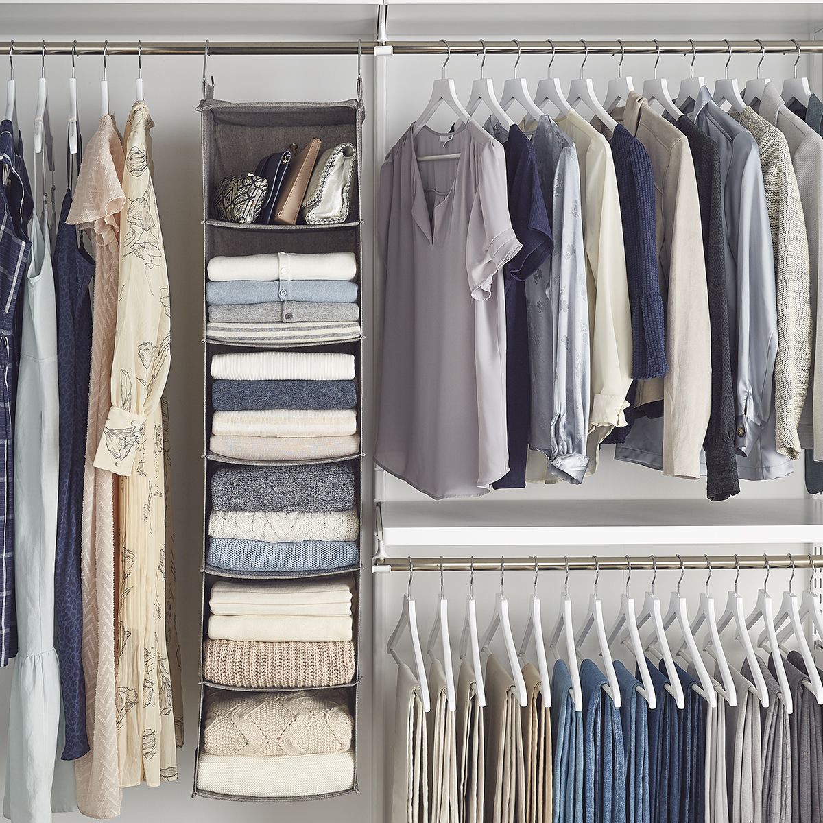 The Container Store Within Hanging Closet Organizer Wardrobes (Photo 6 of 10)