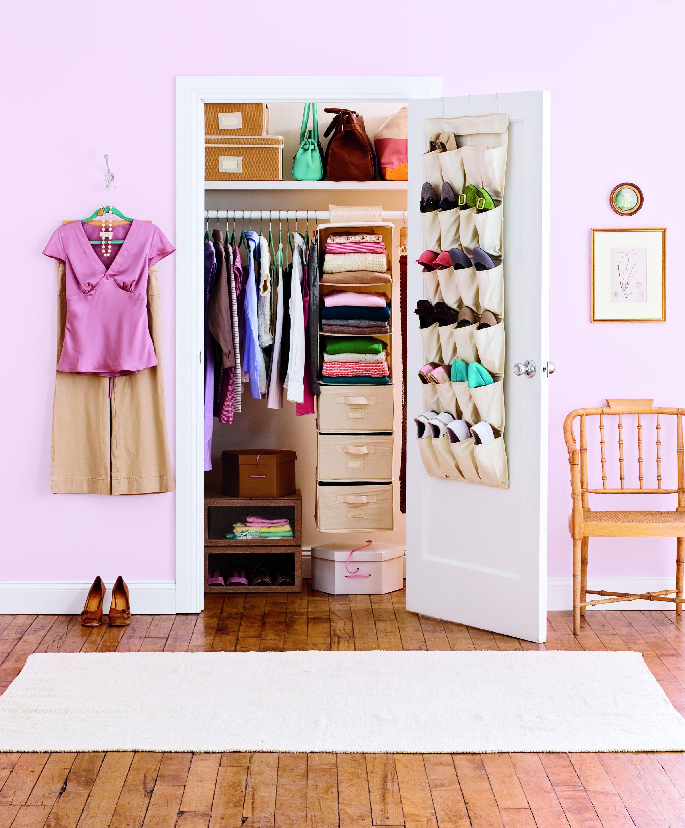 Trendy 45 Closet Organization Ideas – Best Diy Closet Organizers In Hanging Closet Organizer Wardrobes (Photo 10 of 10)