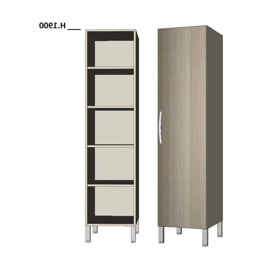 Wardrobes With 4 Shelves For Best And Newest Patient Wardrobe (1 Door, 4 Shelves) (View 2 of 10)