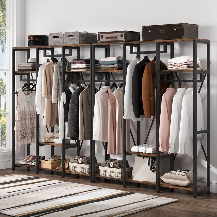 Wayfair Intended For Newest Clothes Organizer Wardrobes (Photo 4 of 10)