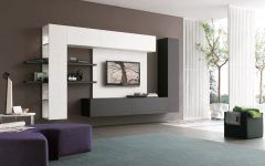 2024 Latest Contemporary Tv Wall Units