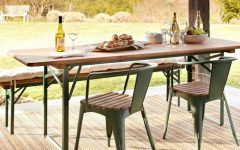 2024 Popular Folding Outdoor Dining Tables