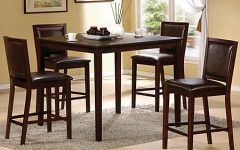 2024 Latest Romriell Bar Height Trestle Dining Tables