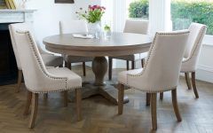 2024 Popular 6 Seater Round Dining Tables