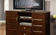 10 Best Alden Design Wooden Tv Stands with Storage Cabinet Espresso
