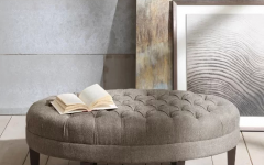 Top 10 of Linen Sandstone Tufted Fabric Cocktail Ottomans