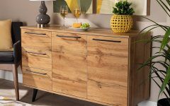 10 Ideas of Brown Finished Wood Sideboards