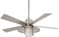 Metal Outdoor Ceiling Fans with Light