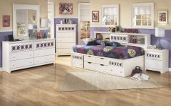 2024 Latest Zayley Full Bed Bookcases