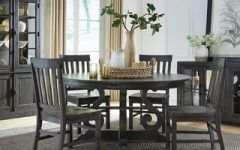 The 10 Best Collection of Dark Brown Round Dining Tables