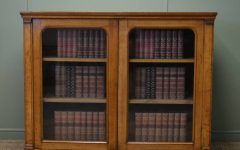 Oak Glazed Bookcases