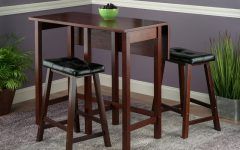 20 Collection of Bettencourt 3 Piece Counter Height Dining Sets