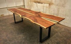 10 Photos Black and Walnut Dining Tables
