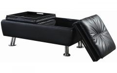 Top 10 of Black Faux Leather Tufted Ottomans