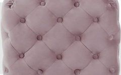 10 Best Pink Champagne Tufted Fabric Ottomans