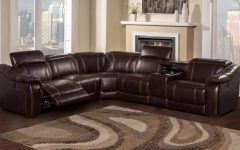 6 Piece Leather Sectional Sofas