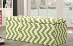 10 Best Green Fabric Square Storage Ottomans with Pillows