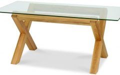 Glass Top Oak Dining Tables